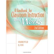 A Handbook for Classroom Instruction That Works by Pitler, Howard; Stone, B. J., 9781416614685