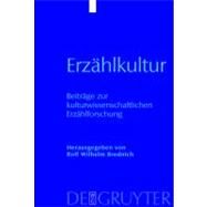 Erzahlkultur by Brednich, Rolf Wilhelm, 9783110214710