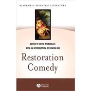 Restoration Comedy by Womersley, David; Wu, Duncan, 9780631234715