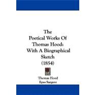 Poetical Works of Thomas Hood : With A Biographical Sketch (1854) by Hood, Thomas; Sargent, Epes, 9781104354725