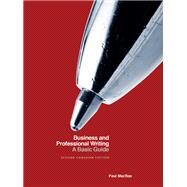 Business and Professional Writing by Macrae, Paul, 9781554814725