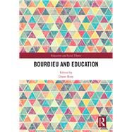 Bourdieu and Education by Reay; Diane, 9781138334731