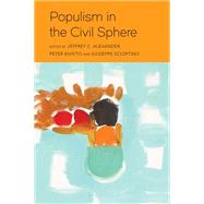 Populism in the Civil Sphere by Alexander, Jeffrey C.; Kivisto, Peter; Sciortino, Giuseppe, 9781509544738