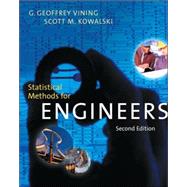 Statistical Methods for Engineers (with CD-ROM) by Vining, G. Geoffrey; Kowalski, Scott, 9780534384739