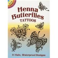 Henna Butterflies Tattoos by Pomaska, Anna, 9780486444741