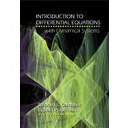 Introduction To Differential Equations With Dynamical System by Campbell, Stephen L., 9780691124742