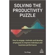 Solving the Productivity Puzzle by Ringo, Tim, 9781789664744