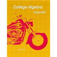 College Algebra by Dugopolski, Mark, 9780321644749