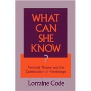 WHAT CAN SHE KNOW? by Code, Lorraine, 9780801424762