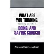 What Are You Thinking, Doing, and Saying Church! Destroying God's Flock by Blackmon Johnson, Maynona, 9781432714765