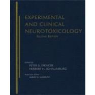 Experimental and Clinical Neurotoxicology by Spencer, Peter S.; Schaumburg, Herbert H.; Ludolph, Albert C., 9780195084771