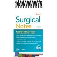 Surgical Notes by Sheets, Susan D., 9780803694774