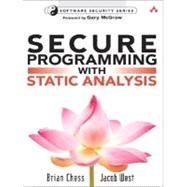 Secure Programming with Static Analysis by Chess, Brian; West, Jacob, 9780321424778