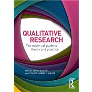 Qualitative Research: The essential guide to theory and practice by Savin-Baden; Maggi, 9780415674782