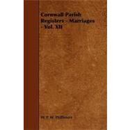 Cornwall Parish Registers - Marriages - by Phillimore, W. P. W., 9781444624786