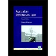 Australian Restitution Law by Erbacher, Sharon, 9781843144786