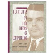 Elements of the Theory of Computation by Lewis, Harry; Papadimitriou, Christos H., 9780132624787