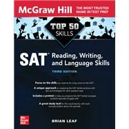 Top 50 SAT Reading, Writing, and Language Skills, Third Edition by Leaf, Brian, 9781264274789