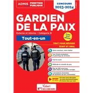Concours Gardien de la paix - Catgorie B - Tout-en-un - 20 tutos offerts by Franois Lavedan, 9782311214802