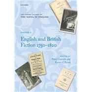 The Oxford History of the Novel in English Volume 2: English and British Fiction 1750-1820 by Garside, Peter; O'Brien, Karen, 9780199574803