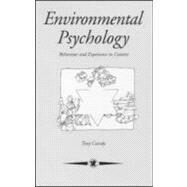 Environmental Psychology by Cassidy, Tony, 9780863774805