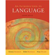 An Introduction to Language by Fromkin, Victoria; Rodman, Robert; Hyams, Nina, 9780155084810