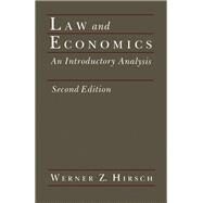 Law and Economics : An Introductory Analysis by Hirsch, Werner Zvi, 9780123494818