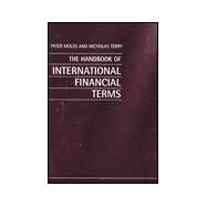 The Handbook of International Financial Terms by Moles, Peter; Terry, Nicholas, 9780198294818