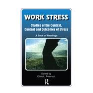 Work Stress by Peterson, Chris, 9780415784818