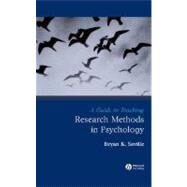 A Guide to Teaching Research Methods in Psychology by Saville, Bryan, 9781405154819