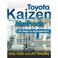 Toyota Kaizen Methods by Kato, Isao, 9781138434820
