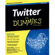 Twitter for Dummies by Fitton, Laura; Hussain, Anum; Leaning, Brittany, 9781118954836