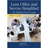 Lean Office and Service Simplified by Locher, Drew, 9781138434837