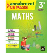 Annabrevet Le Pass - Maths 3e by Caroline Bureau; Jean-Pierre Bureau; Emmanuelle Michaud, 9782401044838