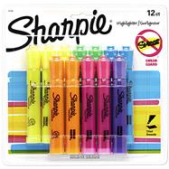 Sharpie Accent Tank-Style Highlighters, Chisel Tip, Assorted Colors, Pack Of 12 (#755263) by Sharpie, 8780000174841