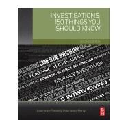 Investigations by Fennelly, Lawrence; Perry, Marianna, 9780128094860