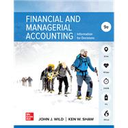GEN CMB FINCL MGRL ACCT; CNCT ed.:9 GEN COMBO LL FINANCIAL AND MANAGERIAL ACCOUNTING; CONNECT ACCESS CARD by Wild, John, 9781265884871