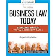 MindTap for Miller's Business Law Today, Standard: Text & Summarized Cases by Miller, 9780357634875