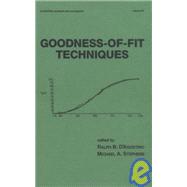 Goodness-of-Fit-Techniques by D'Agostino, Sr.; Ralph B., 9780824774875