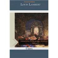 Louis Lambert by Balzac, Honore de; Bell, Clara; Waring, James, 9781502814876