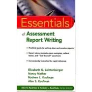 Essentials of Assessment Report Writing by Lichtenberger, Elizabeth O.; Mather, Nancy; Kaufman, Nadeen L.; Kaufman, Alan S., 9780471394877