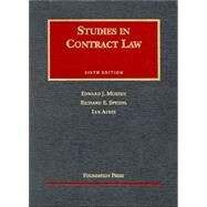 Studies in Contract Law by Murphy, Edward J.; Speidel, Richard E.; Ayres, Ian, 9781587784880