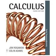 Calculus: Early Transcendentals by Rogawski, Jon; Adams, Colin, 9781464114885