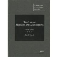 The Law of Mergers and Acquisitions by Oesterle, Dale A., 9780314184887