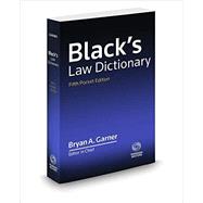 Black's Law Dictionary by Garner, Bryan A., 9780314844897
