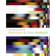 Introduction to Statistics and Data Analysis by Peck, Roxy; Olsen, Chris; Devore, Jay L., 9780840054906