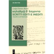Scritti Editi E Inediti by Colesanti, Giulio; Nicolai, Roberto; Rossi, Luigi Enrico, 9783110644906
