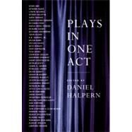 Plays in One Act by Halpern, Daniel, 9780880014908