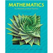 Mathematics for Elementary School Teachers & Student Solutions Manual & MyMathLab Package, 4/e by O'Daffer,Phares, 9780321524911