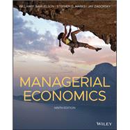 Managerial Economics, Ninth Edition by Samuelson, 9781119554912
